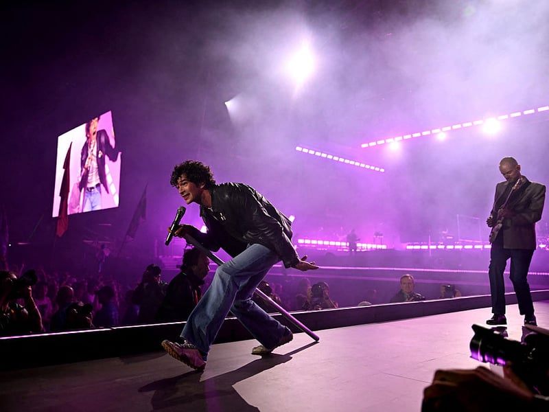 The 1975 were the Friday night headliners.