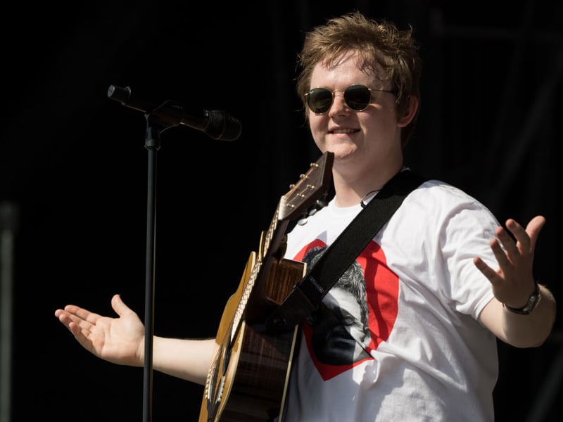 Capaldi finished his set with hit 'Someone You Loved'.
