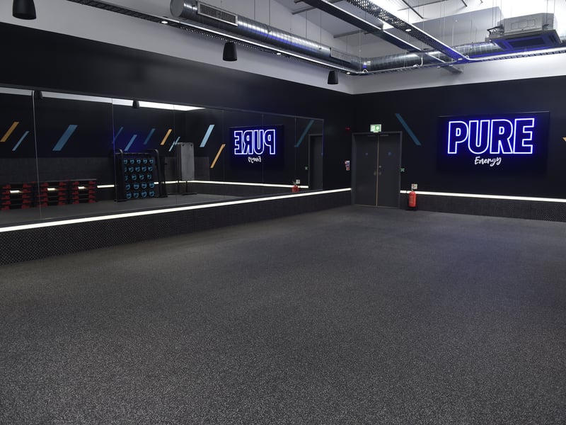 The fitness studio at PureGym in Havant.