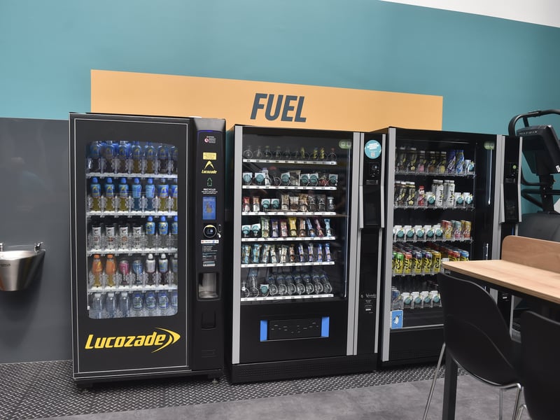Options to refuel at the new PureGym in Havant.