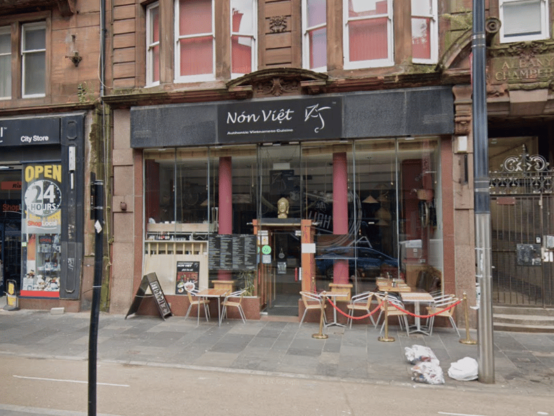 Popular Vietnamese restaurant Non Viet also has three branches in Glasgow - on Sauchiehall Street, Dumbarton Road (a vegan version), and Great Western Road. They offer both eat in and takeaway of traditional dishes like summer rolls and pho noodle soup.