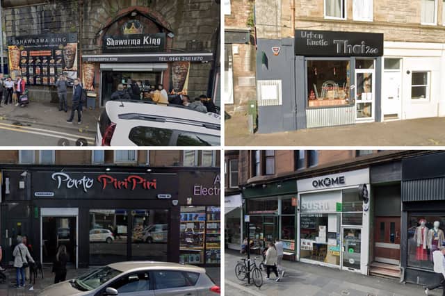 Four of the shortlisted Scottish business in the Uber Eats 2025 Restaurant of the Year Awards