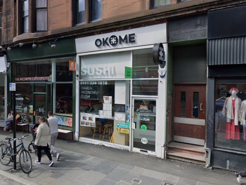 Japanese eaterie Okome have two branches in Glasgow, one in Byres Road and one in Shawlands, plus premises in Bearsden and Paisley. They're up for the award thanks to their tasty sushy, ramen and rice bowls.