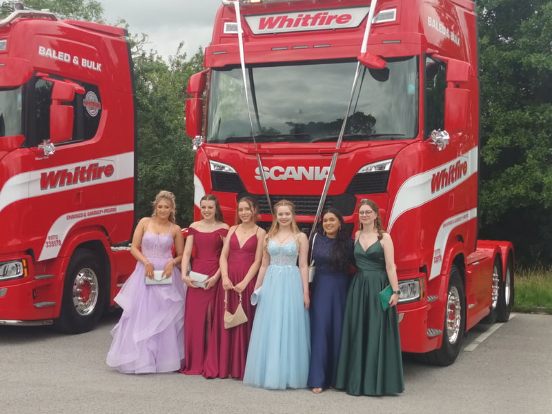 Now that's some prom transportation...