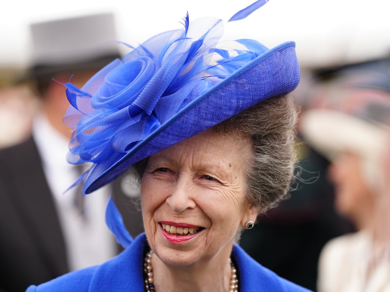 The Princess Royal during the Sovereign's Garden Party at the Palace of Holyroodhouse in Edinburgh.