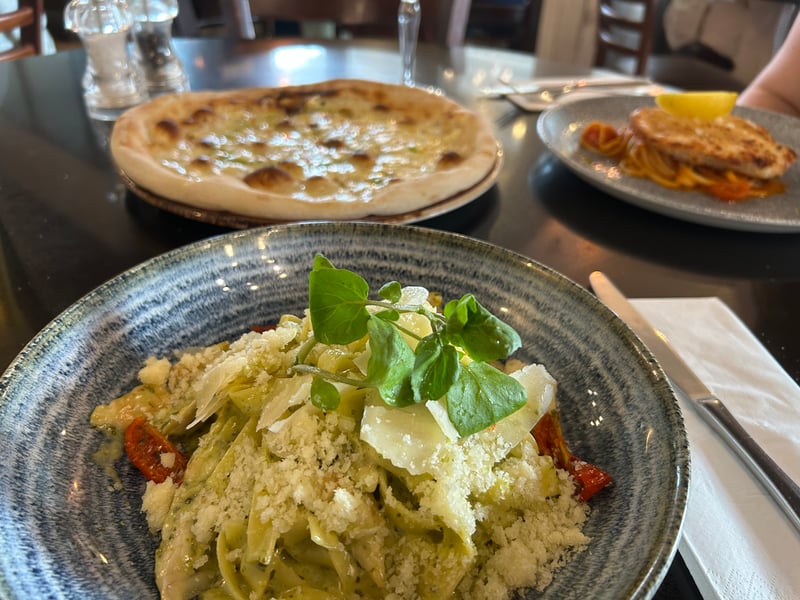 This family-run Mediterranean restaurant in Horsforth is a local gem, and our reviewer loved the generous portions, "divine" flavours and warm hospitality - "there is no snobbery, simply good food and drink in a polished yet relaxed setting." The "seriously good" cheesy garlic bread was a stand-out. ⭐ Food: 9. Atmosphere: 9. Service: 9. Value: 9. 