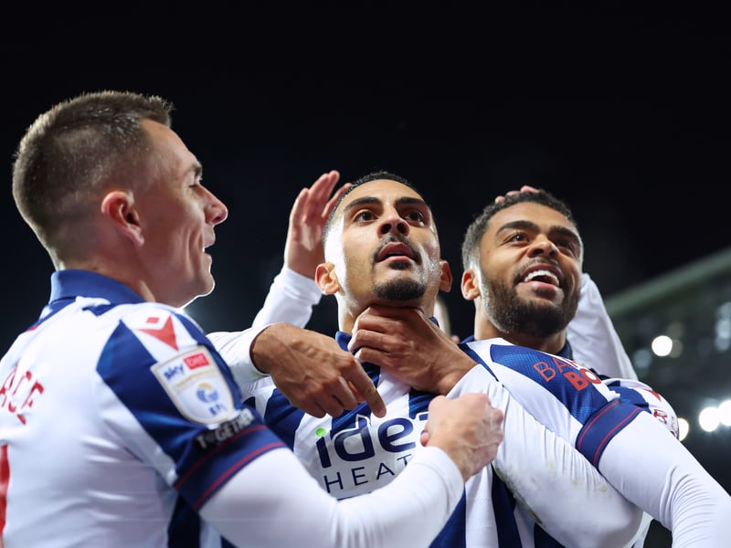 The Baggies have odds of 18/1 to finish top of the Championship