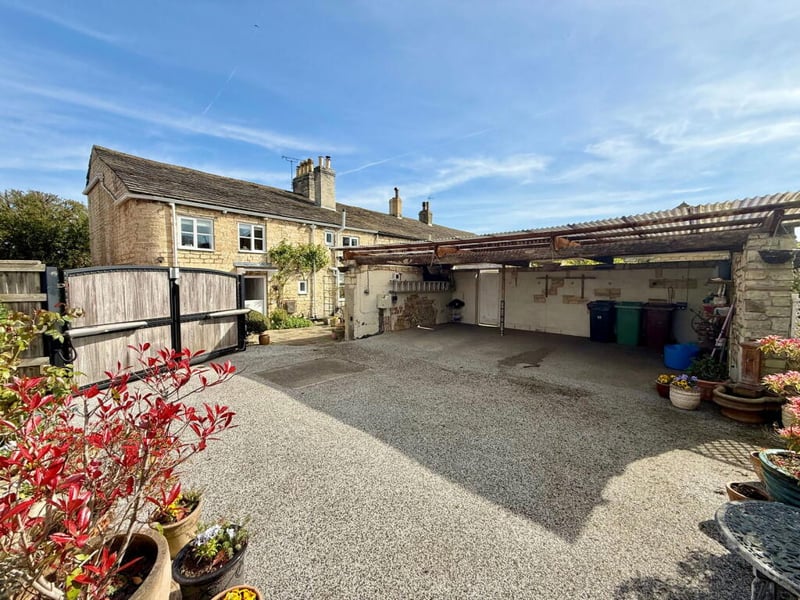 Driveway and carport