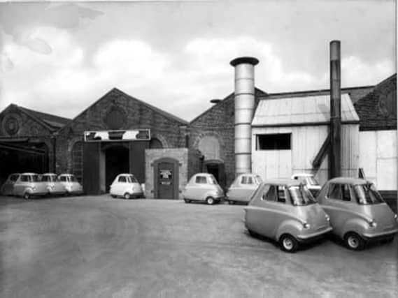 Scootacars at the Hunslet Engine Works on Jack Lane circa 1960.