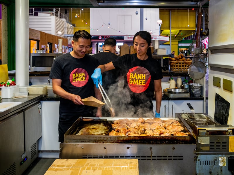 We love Banh & Mee, which serves delicious Vietnamese street food - including the iconic banh mi sandwich filled with pickled veg, herbs and cucumber. Priced at £6.50, you can pick between a filling of lemongrass chicken, BBQ pork or homemade tofu.