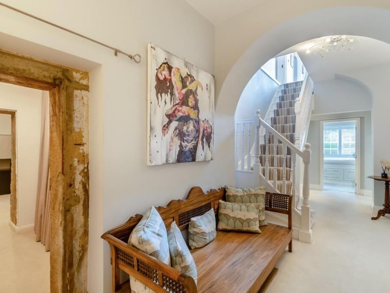 Downstairs hall
