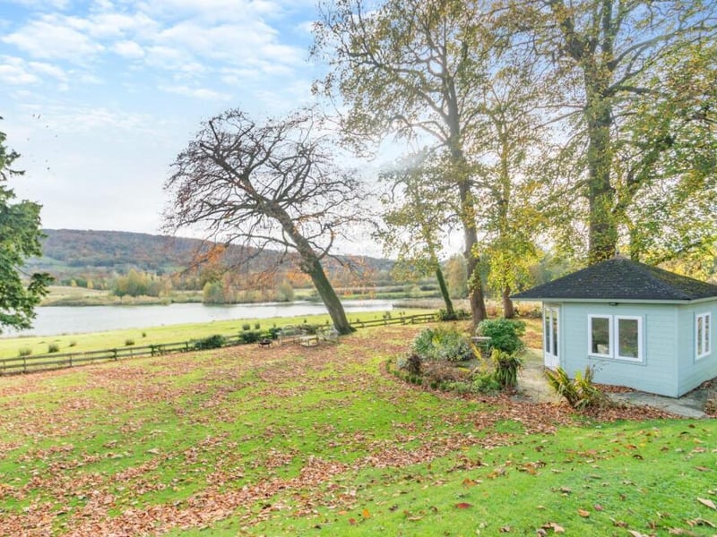 Summer house and lake views