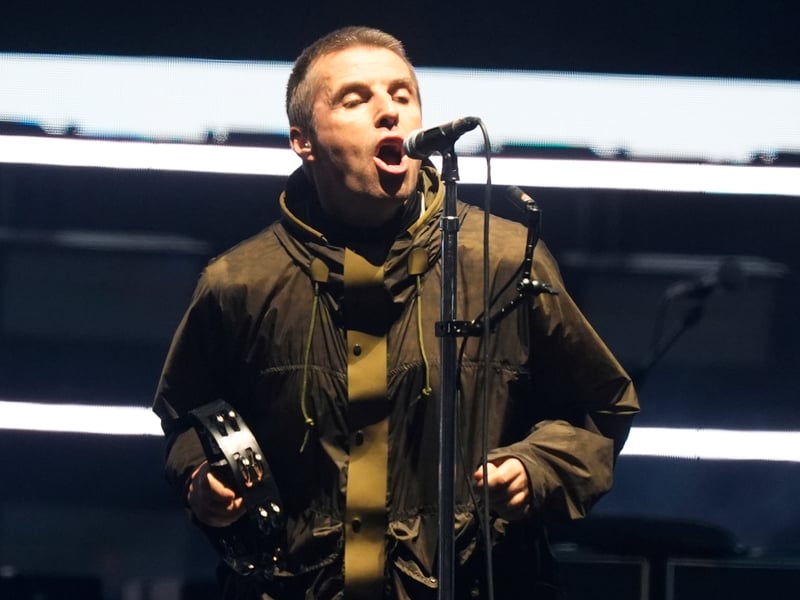Liam Gallagher was in great voice on the first night of the Oasis comeback tour in Wales.