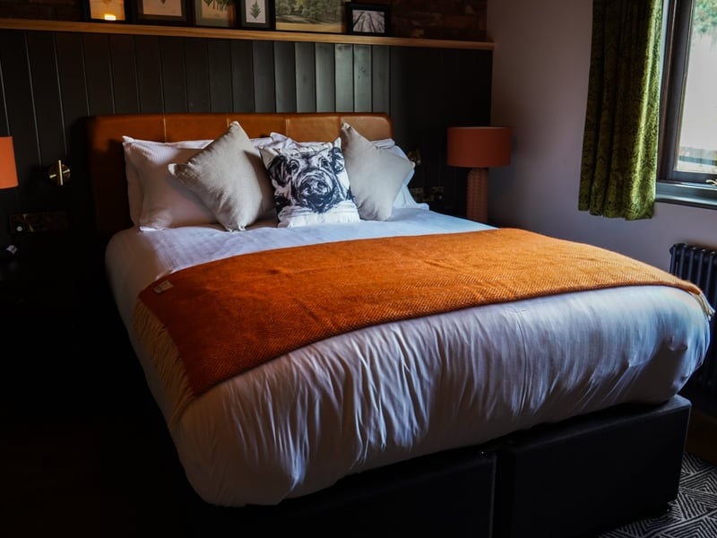 A newly refurbished room at The Hampshire Hog