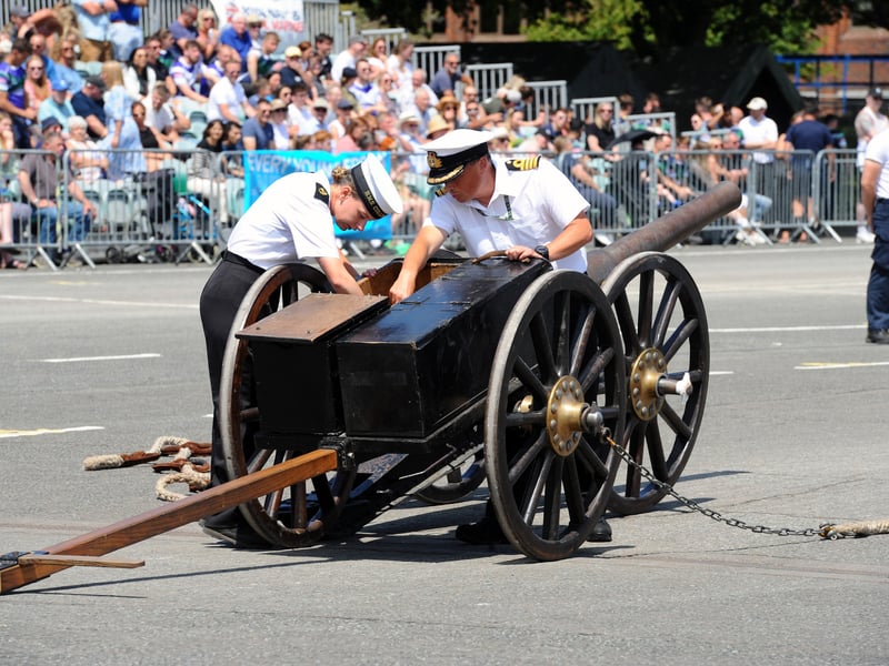 Junior Leaders' Field Gun Competition took place on Friday, July 4, 2025 at HMS Collingwood.