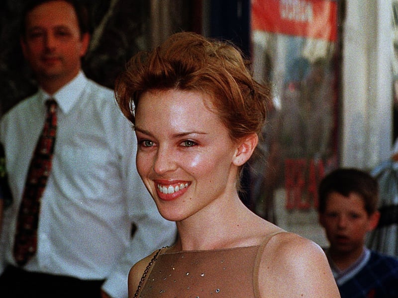Pop star Kylie Minogue arrives at the festival's Opening Gala in 1997.