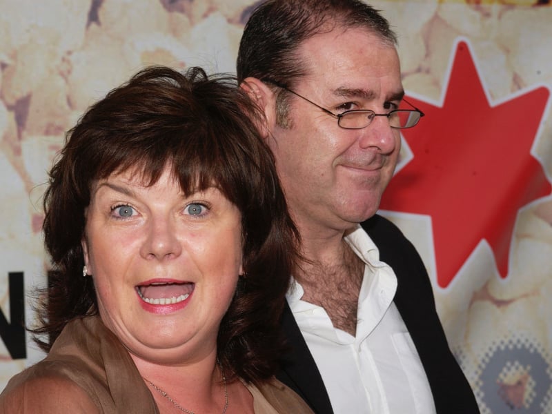Elaine C Smith and Andy Gray at the film festival in 2004.
