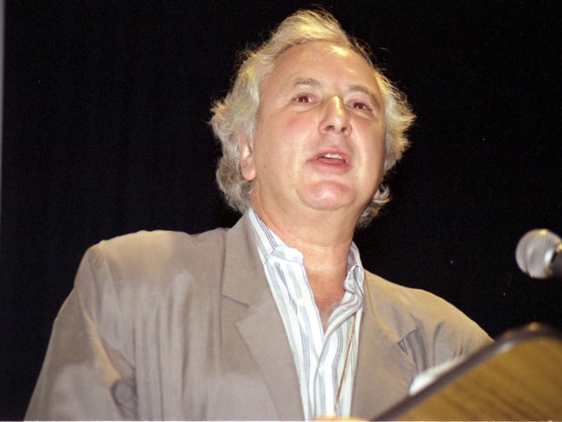 Film and TV director/producer Michael Winner on stage for The Scotsman Lecture at the Filmhouse cinema during the Edinburgh Film Festival 1992.