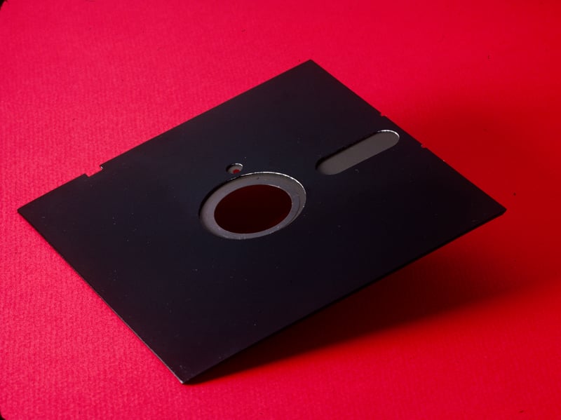 As personal computers grew more common in homes during the 80s, the floppy disc became ubiquitous. That was before the days of DVDs, USB sticks and cloud storage, of course.