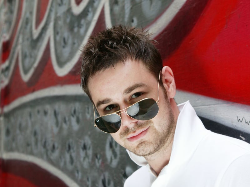 Actor Danny Dyer in Edinburgh with his film 'The Business' in 2005.