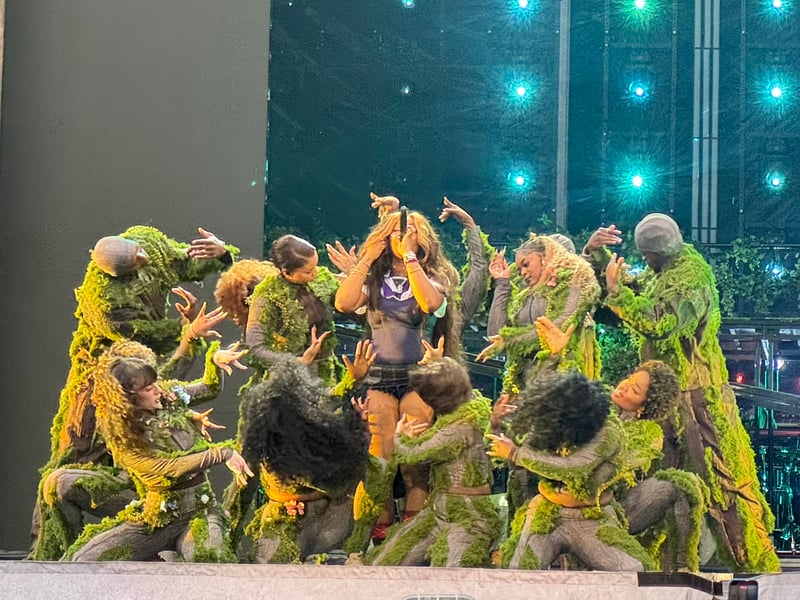 The dance sequences were spectacular.