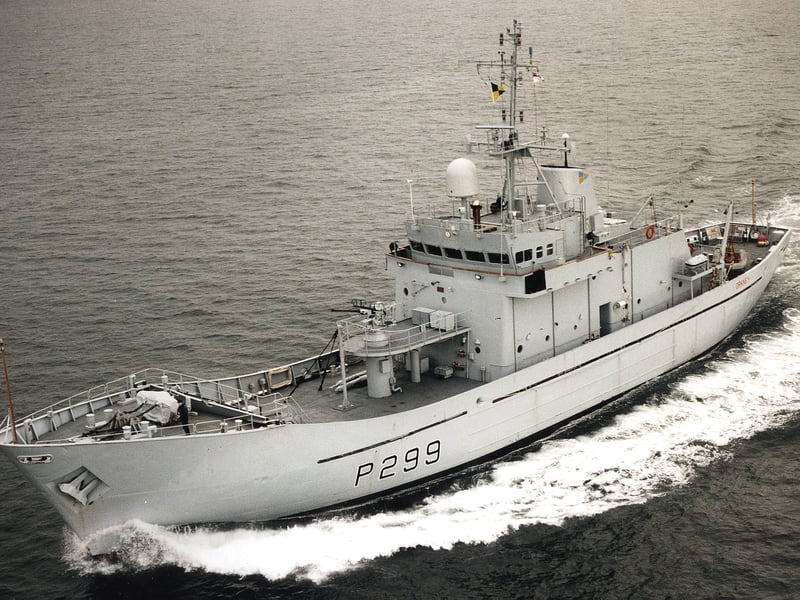 HMS Orkney, an Island-class patrol vessel, was sold to Trinidad and Tobago in October 2000 and used as a coastguard vessel, She was then scrapped in 2016.