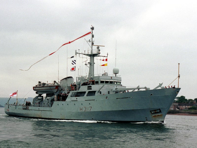 HMS Beagle, a Bulldog-class coastal survey vessel, served in the Royal Navy until February 7, 2002. She was then sold for £750,000 to a yacht company in Poole and converted into a four-deck luxury ship named MY Titan.