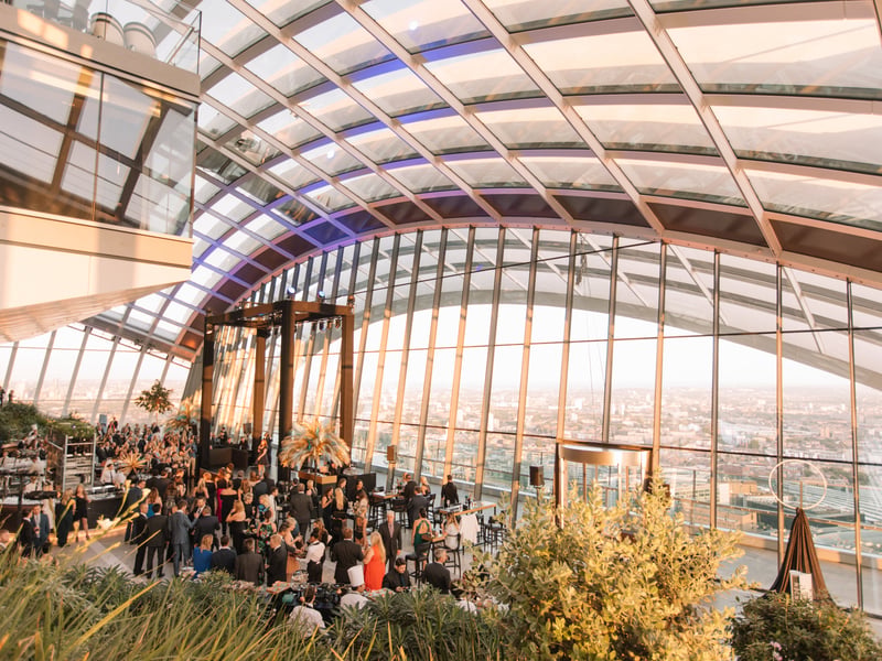 Sky Garden in London is known as a “public garden” which boasts 360-degree views of the skyline. It is home to three restaurants and two bars.