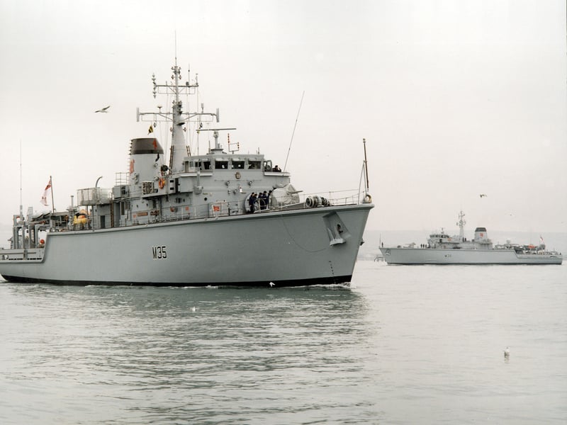 HMS Dulverton, Hunt-class minehunter, was sold to Lithuania in 2008 after being listed for disposal in 2004.