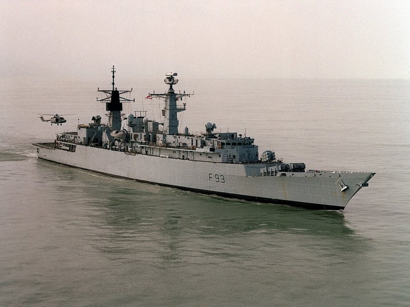 HMS Beaver, Type 22 missile frigate, was sold for scrap on February 21, 2001, after being decommissioned in 1999.