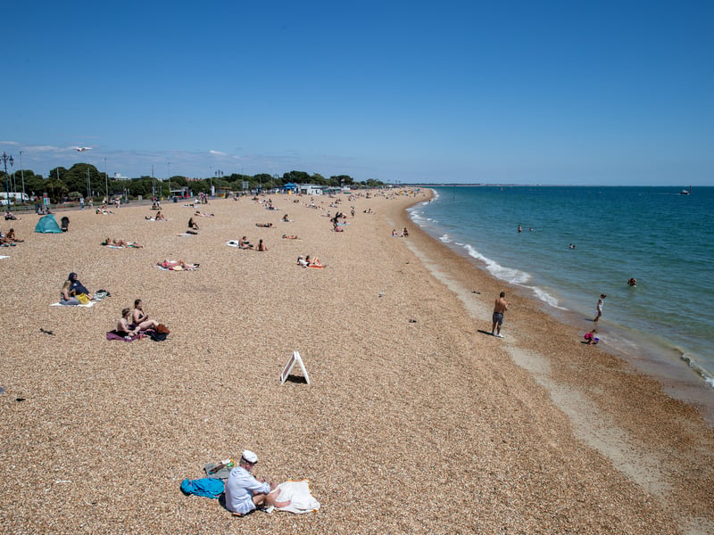 Pictured - Lots of people enjoying the sunshine at the beach
Photos by Alex Shute