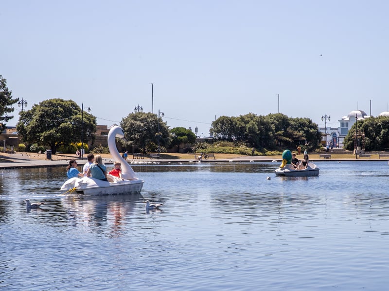 Pictured - Canoe Lake in Southsea
Photos by Alex Shute