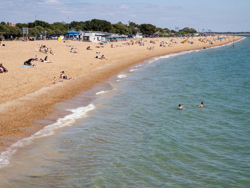 Pictured - Lots of people enjoying the sunshine at the beach
Photos by Alex Shute
