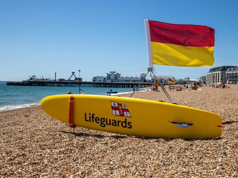 Pictured - Lifeguards out on duty on Southsea Seafront
Photos by Alex Shute