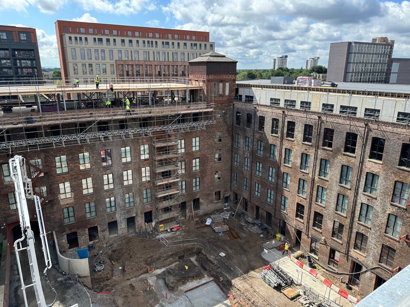 An iconic mill in Manchester city centre has been restored to its former glory after sitting derelict for seven years.