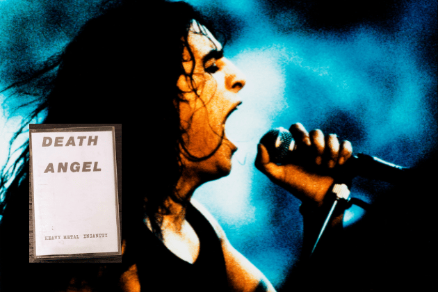 Early thrash ferocity. This extremely rare, self-released 1983 US demo cassette (Not On Label (Death Angel (2) Self-released) ‎– none, Single Sided) captures the raw, formative sound of Death Angel, a pivotal band in the Bay Area thrash scene, making it a significant historical artefact for metal collectors.