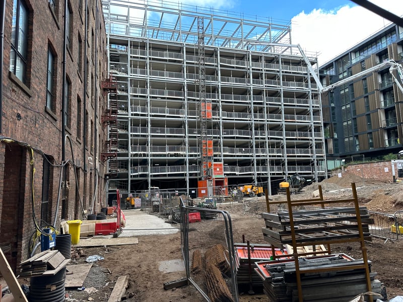 Plans to turn the former mill into an Ancoats-style apartment building with a residents’-only lounge and gym area are nearing completion. 