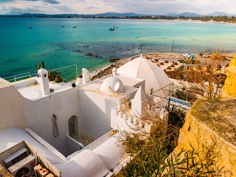 Those heading to Tunisian resorts like Hammamet can also expect a relative bargain this year. Average prices have fallen from £794 to £736 - down 7.3 per cent.
