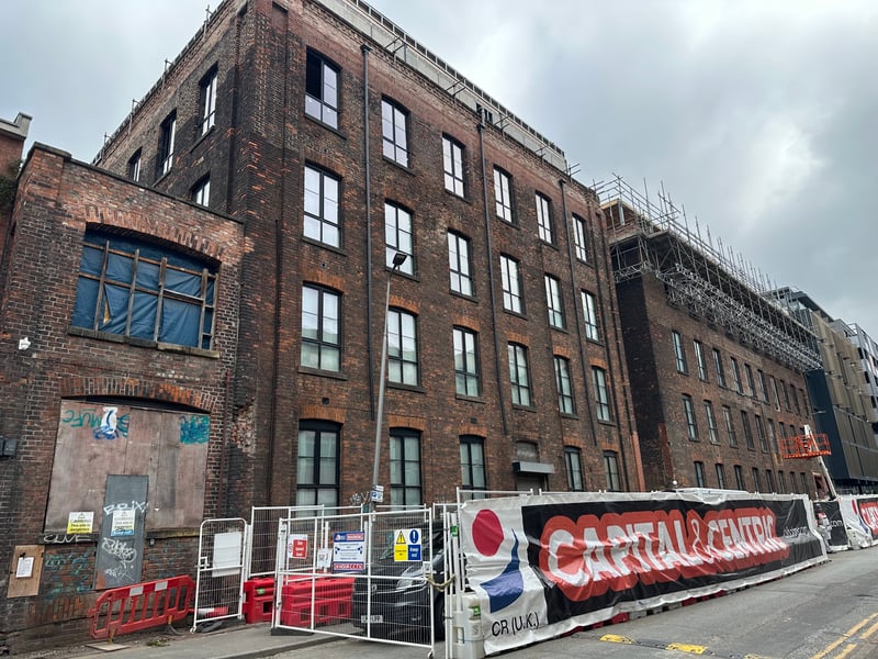 There are plans for around 190 new apartments in total, alongside amenities and a courtyard garden.