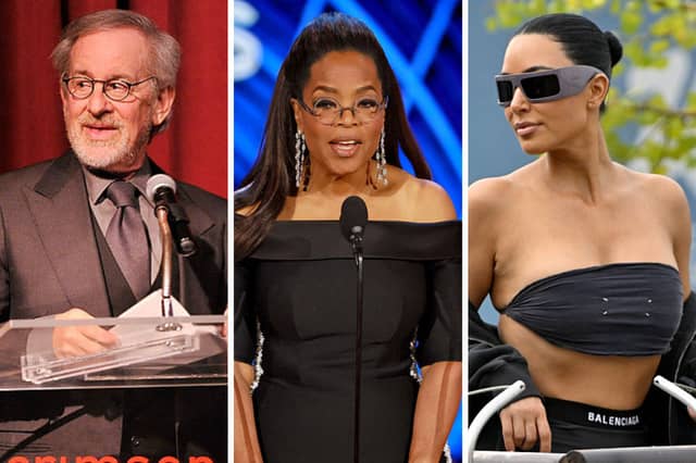 Three of the world's richest celebrities.