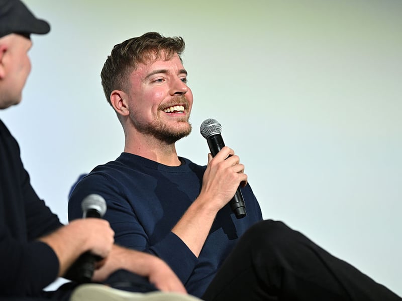 The first true social media billionaire (other than those who own the platforms), Mr Beast (James Donaldson to his friends) has made his money from his record-breaking 412 million followers on YouTube. He also has 115 million followers on TikTok who hang on his every word - and buy the range of products he sells. He's worth $1 billion and rising.