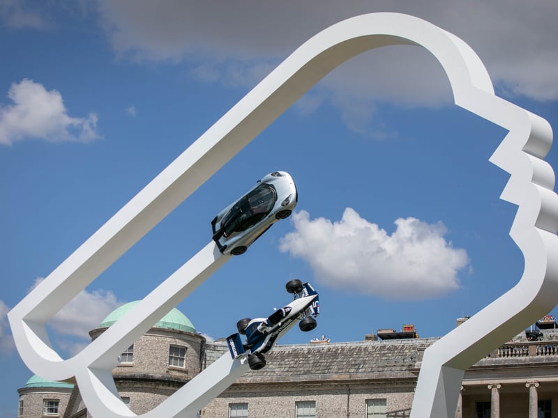 This year's central sculpture in front of Goodwood House
Picture: Habibur Rahman