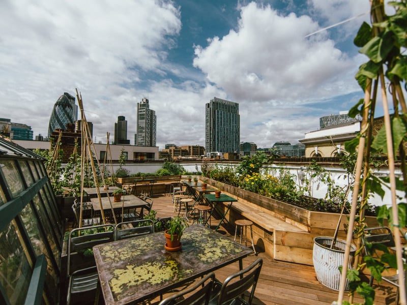 Another London-based rooftop bar spot is Culpepper, located in Brick Lane. DesignMyNight has described it as “one of the capital’s cutest suntraps”.