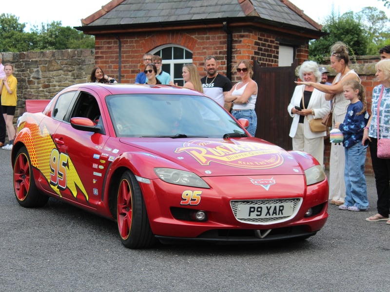 Lightning McQueen was in attendance!