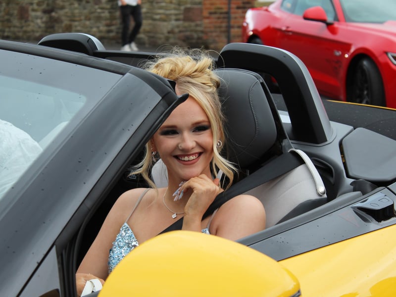 A glamorous arrival