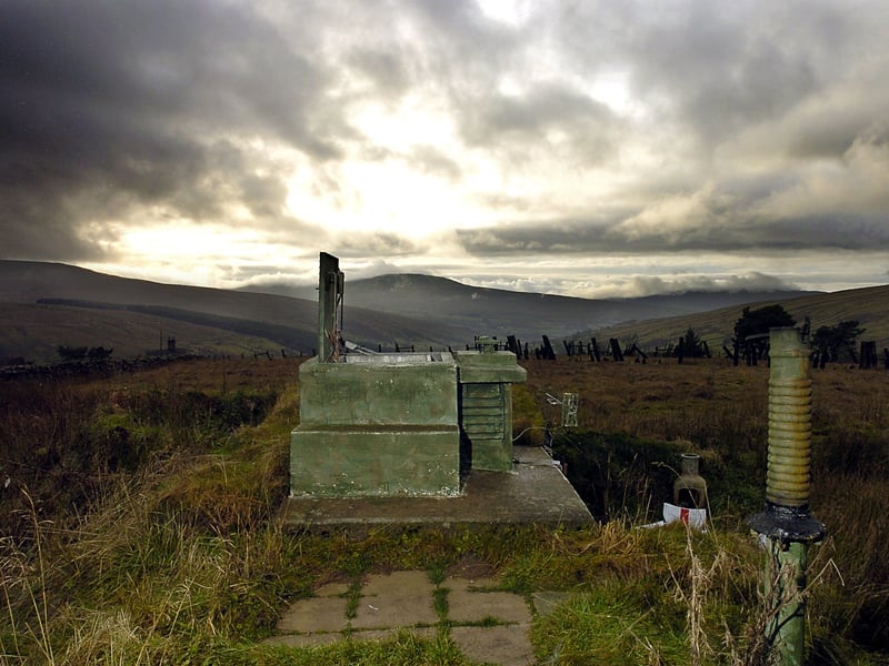 A nuclear bunker in Dentdale, Cumbria, pictured in November 2004