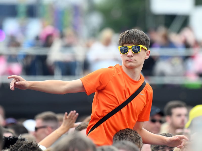 Fans of all ages gathered to enjoy the music.