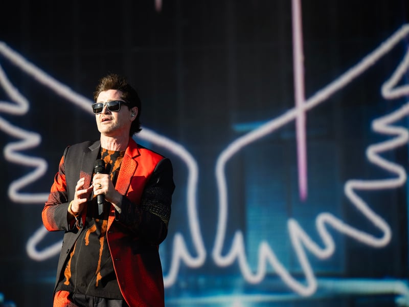 The Script performed on Friday evening.