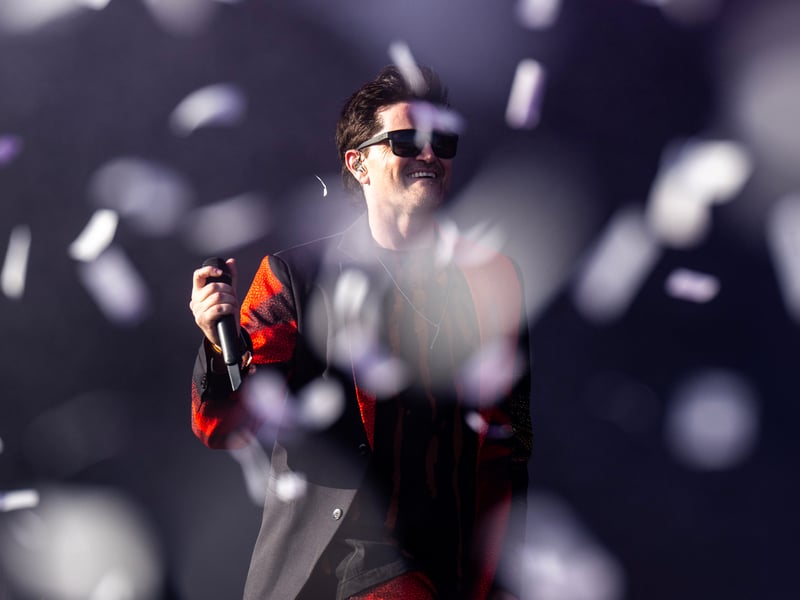 The Script joined Wet Leg and Twin Atlantic on Friday evening.