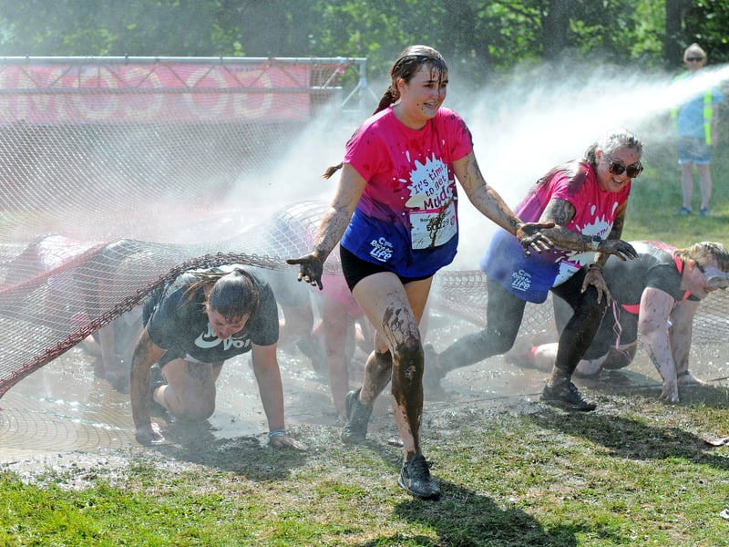 There was no escaping the mud.